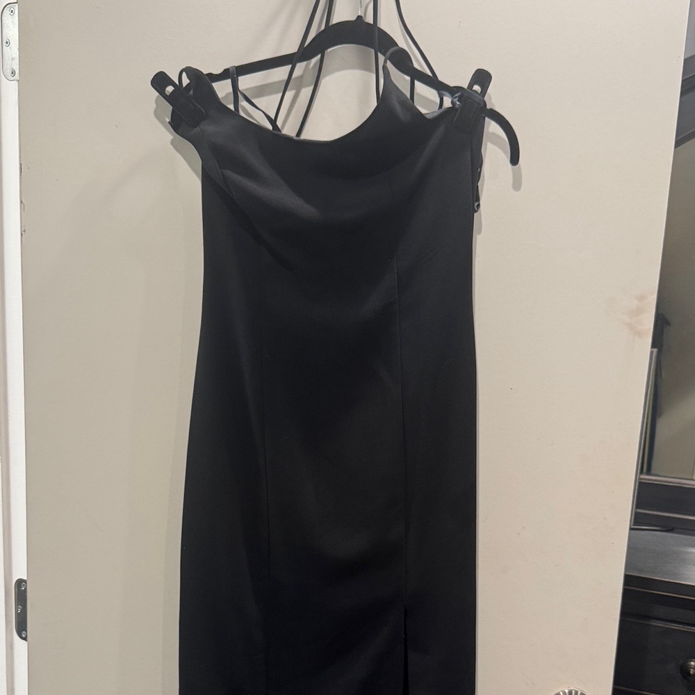 Chic Strapless Black Dress